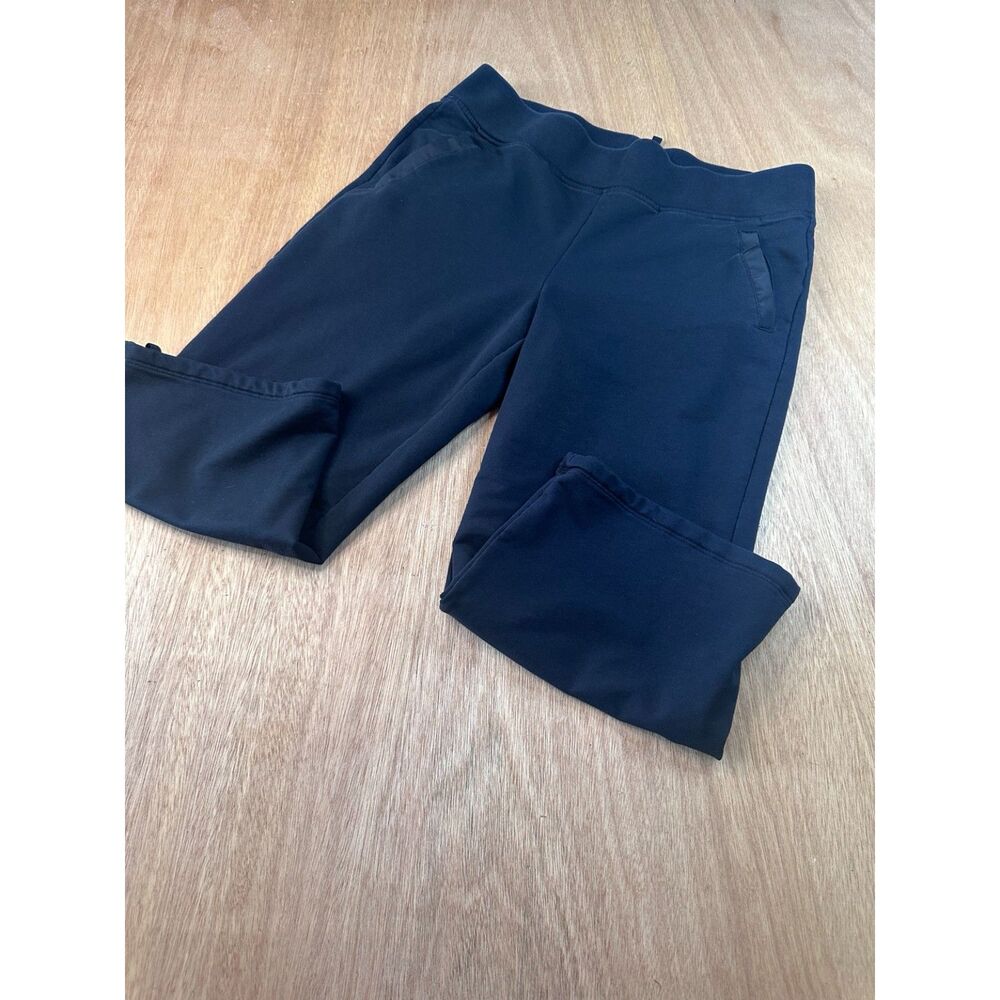 Lauren Ralph Lauren Pants Womens M Black Crop Lounge Knit Casual Stretch